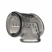 Дымчатая насадка на пенис и мошонку - Baile - в Сургуте купить с доставкой