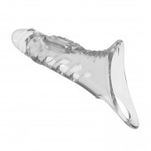 Прозрачная насадка на пенис - 22 см. - Baile - в Сургуте купить с доставкой