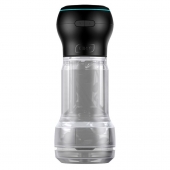 Набор PowerBlow   Feel Pocket Stroker Crystal: мастурбатор и интерактивная насадка - Kiiroo - в Сургуте купить с доставкой