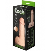 Телесный фаллоудлинитель с мошонкой Cock Next - 17 см. - LOVETOY (А-Полимер) - в Сургуте купить с доставкой