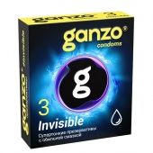 Супертонкие презервативы Ganzo Invisible - 3 шт. - Ganzo - купить с доставкой в Сургуте
