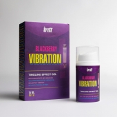 Стимулирующий гель с эффектом вибрации Blackberry Vibration - 15 мл. - INTT - купить с доставкой в Сургуте