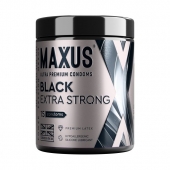Черные утолщенные презервативы MAXUS Extra Strong с железным кейсом - 15 шт. - Maxus - купить с доставкой в Сургуте