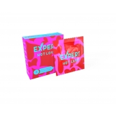 Презервативы с разогревающим эффектом Expert Hot Love - 3 шт. - Expert - купить с доставкой в Сургуте