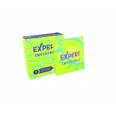 Ультратонкие презервативы Expert Invisible - 3 шт. - Expert - купить с доставкой в Сургуте