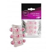 Прозрачная сквозная насадка на пенис с цветными шариками - Erowoman-Eroman - в Сургуте купить с доставкой