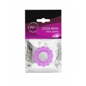 Лиловое эрекционное кольцо с 2 рядами стимулирующих шариков - Erowoman-Eroman - в Сургуте купить с доставкой