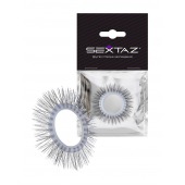 Круглое эрекционное кольцо с «ресничками» - Sextaz - в Сургуте купить с доставкой