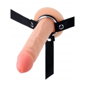 Мужской полый страпон на регулируемых ремнях - 18,5 см. - Sex Expert - купить с доставкой в Сургуте