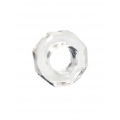 Прозрачное эрекционное кольцо в форме гайки - Sex Expert - в Сургуте купить с доставкой