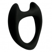 Черное эрекционное кольцо с рожками Wooomy Toro M - Adrien Lastic - в Сургуте купить с доставкой