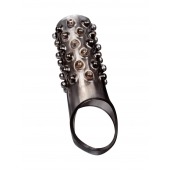 Дымчатая насадка на пенис с выпуклостями - 12 см. - Sex Expert - в Сургуте купить с доставкой