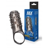 Дымчатая насадка на пенис с выпуклостями - 12 см. - Sex Expert - в Сургуте купить с доставкой