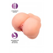 Реалистичный мастурбатор в форме попки с 2 любовными входами - No Name - в Сургуте купить с доставкой