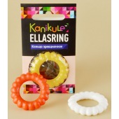 Цветное рельефное эрекционное кольцо Ellasring - Sitabella - в Сургуте купить с доставкой