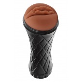 Коричневый мастурбатор-вагина Marly - Dream Toys - в Сургуте купить с доставкой