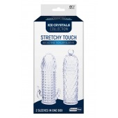 Набор из 2 прозрачных насадок на член Seductive Tickler Sleeves Set - NMC - в Сургуте купить с доставкой