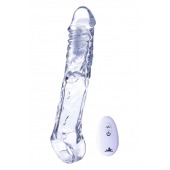 Прозрачная насадка-удлинитель Length Enhancer With Bullet с подхватом - 22,3 см. - NMC - в Сургуте купить с доставкой