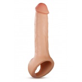 Телесная насадка-удлинитель Thrive 8.75 Inch Realistic Penis Extender Sleeve - 22,2 см. - Blush Novelties - в Сургуте купить с доставкой