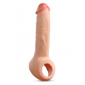 Телесная насадка-удлинитель Thrive 8.75 Inch Realistic Penis Extender Sleeve - 22,2 см. - Blush Novelties - в Сургуте купить с доставкой