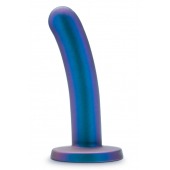 Синяя насадка с гладкой поверхностью Surrender 5.75 Inch Intermediate Pegging Dildo - 14,6 см. - Blush Novelties - купить с доставкой в Сургуте