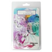 Набор из 3 эрекционных прозрачных колец - Boys of Toys - в Сургуте купить с доставкой