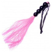 Розовая силиконовая плеть - 35,5 см. - Boys of Toys - купить с доставкой в Сургуте