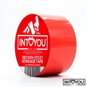 Красный скотч для фиксации Non-Sticky Bondage Tape - 15 м. - Intoyou - купить с доставкой в Сургуте