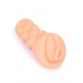 Телесный мастурбатор-вагина с вибропулей и эрекционными кольцами в комплекте - Sexy Girl - в Сургуте купить с доставкой