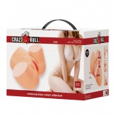 Телесный мастурбатор Liora с 2 любовными тоннелями - Baile - в Сургуте купить с доставкой