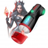 Интерактивный мастурбатор Raven с вакуумом, вибрацией и подсветкой - Shots Media BV - в Сургуте купить с доставкой