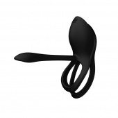 Черное эрекционное виброкольцо Bayek с пультом ДУ - Zalo - в Сургуте купить с доставкой