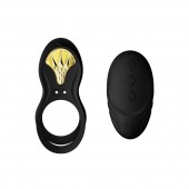 Черное эрекционное виброкольцо Bayek с пультом ДУ - Zalo - в Сургуте купить с доставкой