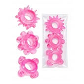 Комплект из 3 розовых эрекционных колец - Erowoman-Eroman - в Сургуте купить с доставкой