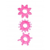 Комплект из трех розовых эрекционных колец - Erowoman-Eroman - в Сургуте купить с доставкой