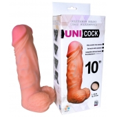 Фаллическая насадка Харнесс UNICOCK 10  - 25 см. - LOVETOY (А-Полимер) - купить с доставкой в Сургуте