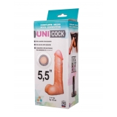 Фаллическая насадка Харнесс UNICOCK 5,5  - 17 см. - LOVETOY (А-Полимер) - купить с доставкой в Сургуте