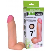 Фаллическая насадка Харнесс UNICOCK 7  - 19 см. - LOVETOY (А-Полимер) - купить с доставкой в Сургуте