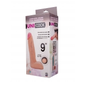 Фаллическая насадка Харнесс UNICOCK 9  - 24 см. - LOVETOY (А-Полимер) - купить с доставкой в Сургуте