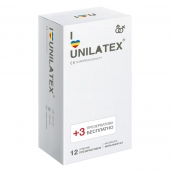 Разноцветные ароматизированные презервативы Unilatex Multifruit  - 12 шт. + 3 шт. в подарок - Unilatex - купить с доставкой в Сургуте