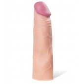 Реалистичная насадка с ярко выраженной головкой - 16,5 см. - A-toys - в Сургуте купить с доставкой