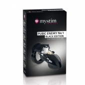 Пояс верности с электростимуляцией Mystim Pubic Enemy No1 Black Edition - MyStim - купить с доставкой в Сургуте