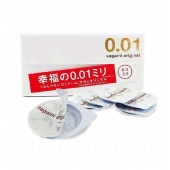 Супер тонкие презервативы Sagami Original 0.01 - 5 шт. - Sagami - купить с доставкой в Сургуте
