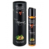 Массажное масло с ароматом экзотических фруктов Huile de Massage Gourmande Fruits Exotiques - 59 мл. - Plaisir Secret - купить с доставкой в Сургуте