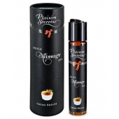Массажное масло с ароматом крем брюле Huile de Massage Gourmande Creme Brulée - 59 мл. - Plaisir Secret - купить с доставкой в Сургуте