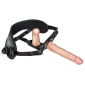 Женский страпон с вагинальной пробкой Woman Strap - 18 см. - LOVETOY (А-Полимер) - купить с доставкой в Сургуте