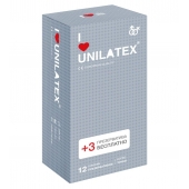Презервативы с точками Unilatex Dotted - 12 шт. + 3 шт. в подарок - Unilatex - купить с доставкой в Сургуте
