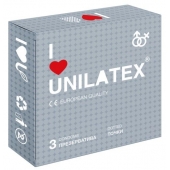 Презервативы с точками Unilatex Dotted - 3 шт. - Unilatex - купить с доставкой в Сургуте