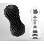 Мастурбатор FLEX Rocky Black с плотным рельефом - Tenga - в Сургуте купить с доставкой