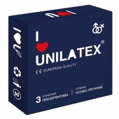 Ультрапрочные презервативы Unilatex Extra Strong - 3 шт. - Unilatex - купить с доставкой в Сургуте
